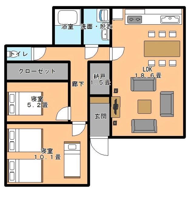 Villa ガナダン中央駅 3F 無料駐車場 Kagoshima Exterior foto